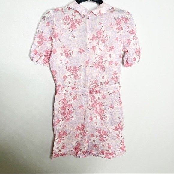 byTiMo Pink Floral Romper Size XS - Picture 4 of 11